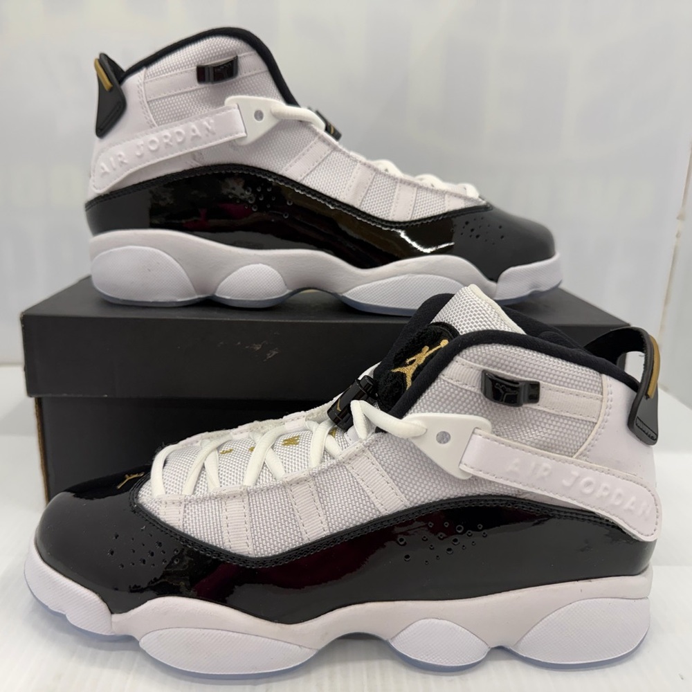 Jordan 6 Rings Defining Moments (GS) Kids Sneakers Size 6.5Y CW6994-100